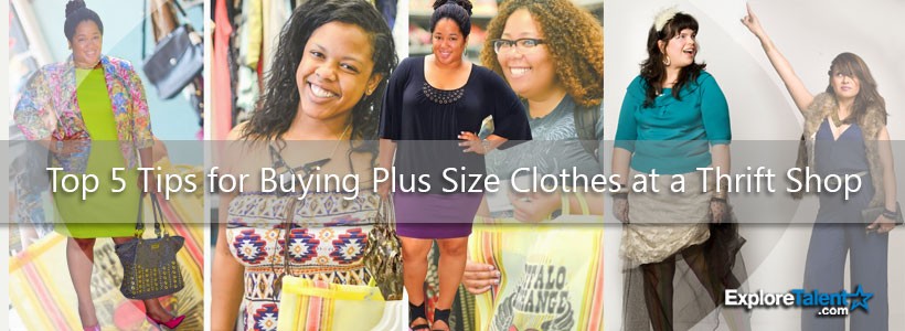 plus size clothing thrift stores